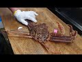 Grown People Only : LIVE Crab Cutting - How To Make Crabs Sashimi