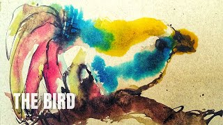 Inspirational watercolor painting by Behzad / The beautiful bird