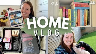 HOME VLOG! 🏡 holiday prep & packing, running errands, books I'm reading next & FREE Readly Offer! AD