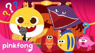 Baby Shark's Guess Who?🥇| Scary Face Contest | Sing Along with Baby Shark | Pinkfong Songs for Kids