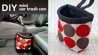 Mini Trash Can For the Car - Easy DIY Christmas Gift
