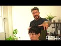 a textured fringe haircut with low taper fade tik tok haircut