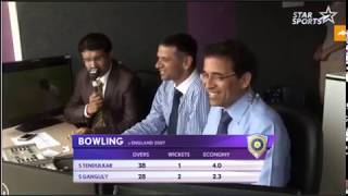 Commentary box sledging: Sourav Ganguly and Rahul Dravid get involved in a friendly war of words