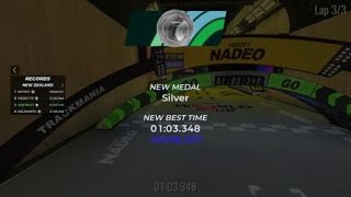 Trackmania. Track 503. Rainbow road v2