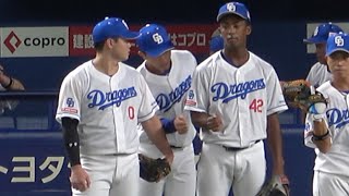 シートノック終わりには絶対ブライトとグータッチをしたい福永（笑） (2023/09/17)