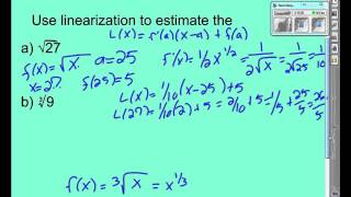 Video on 5 5 linearization and differentials