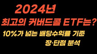 2024년 높은 배당수익률을 보였던 월배당 커버드콜 ETF 분석