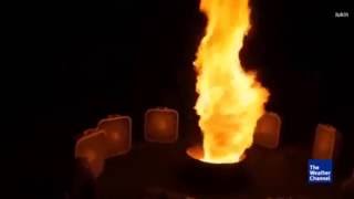 Creating Fire Tornado with Fans
