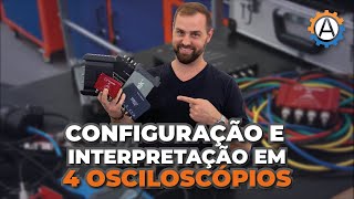 Aprenda Configurar e interpretar em 4 Osciloscópio AO VIVO | Abel Klering