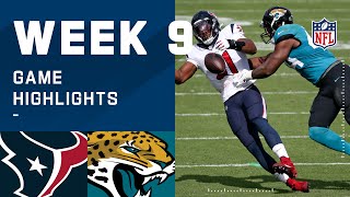Texans vs. Jaguars Week 9 Highlights | NFL 2020