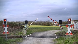 Spoorwegovergang Lage (D) // Railroad crossing // Bahnübergang