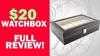 Cheap eBay watch box! - FULL REVIEW - I Review Crap!