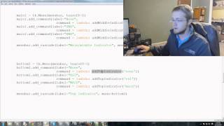 Adding indicator menu - Tkinter tutorial Python 3.4 part 15