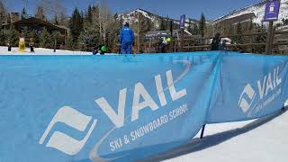 Vail Colorado ski school on Golden Peak steps from Manor Vail