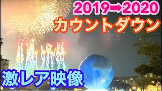 【激レア映像】2019➡︎2020年カウントダウン花火【TDSニューイヤーズ・イヴ】