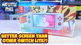 Pokemon Zacian and Zamazenta Edition Nintendo Switch Lite Has A Better Screen?