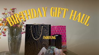 Birthday Gift haul 🎁| Unboxing| Amina Faisal