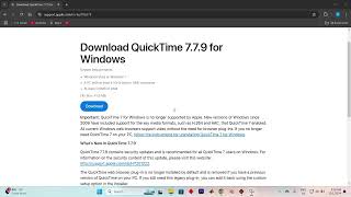 How To Download And Install QuickTime Player In Windows 11 - Quick Fix