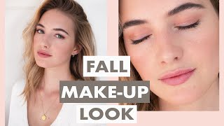 Natural Everyday Fall Makeup Routine | Simple, Glowy Skin, Light Lip & Eye Tutorial | Sanne Vloet