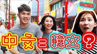 台灣人都會講韓文？？😮🇹🇼🇰🇷 「CHALLENGE」 看台灣人能不能成功猜到這些韓文字的意思！🧐🤣 Taiwanese can all speak Korean??