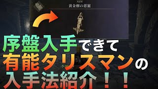 「黄金樹の恩寵」簡単入手！？解説付き！攻略が楽になる最強タリスマン！【エルデンリング】