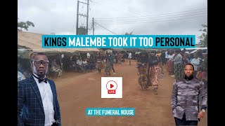 🔴  LIVE |Kings Malembe Took it Too Personal  At   Dandy Krazy Funeral HOUSE : SEE What Happened 💔 |