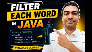 Filter Each Character in Java Using Stream API 🔥💥