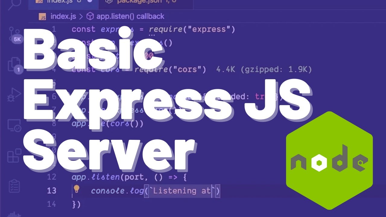 Build A Basic Express Js Server Build A Basic Express Js Server