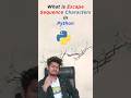 What is Escape sequence characters in Python | Escape Sequences | Python tutorial | Techee Banda