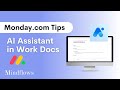Monday.com Tip | AI Assistant in Workdocs