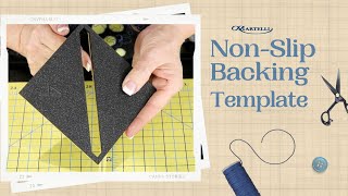 Martelli Non-Slip Backing Template Demo