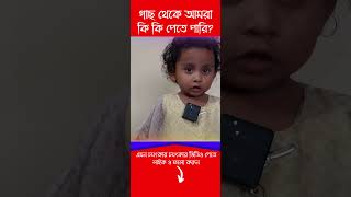 বলো তো গাছ থেকে আমরা কি কি পাই? শিশুদের জন্য শিক্ষামূলক ভিডিও