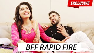 EXCLUSIVE! Eisha Singh \u0026 Adnan Khan TAKE The BFF Rapid-Fire | Ishq Subhan Allah