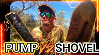 Yabbie Pump VS Shovel, Which Will Find More Gold?