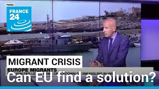 EU solidarity on migrants 'hard to pitch politically' • FRANCE 24 English