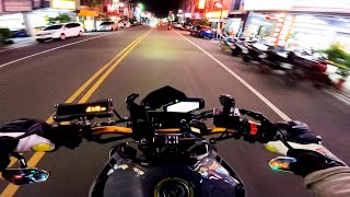 [ASMR] MT09 快排爆音 夜騎  Akrapovic Titanium Exhaust