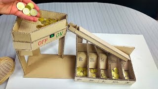 How to make an Automatic Coin Sorting Machine from Cardboard