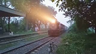 Intercity 780 down Dhalarchar Express from Chapainababganj toward Dhalarchar. || Bangladesh railway.