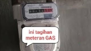 Tagihan Meteran Gas PGN pertama setelah +/- 3 bulan pemakaian