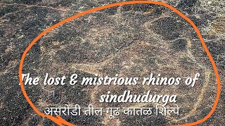 The lost rhinos of sindhudurga,असरोंडी कातळ शिल्पे