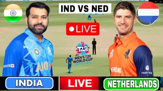 🔴 Live: IND Vs NED T20, Sydney | Live Scores & Commentary | T20 WorldCup | India Vs Netherland  LIVE