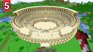 Building A Working Colosseum In Minecraft Hardcore