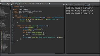Building Java Programs || CH6 (File Processing) || reading in a file with Strings and doubles