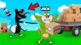 Roblox Oggy Scared From The Horible Monster With Jack In Moving Day Story |