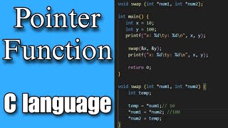 "Pointer and Function in C Language | Pass by Reference Tutorial"