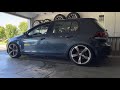 IE Tuned, 02q swapped 07k 2.5 VW Golf MK6 Sound. Custom catless exhaust