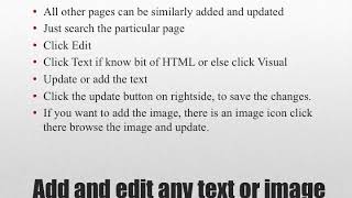 wordpress admin User manual and guide - Very easy