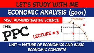 Production Possibility Frontier-Economic Analysis (5001): Lecture # 3