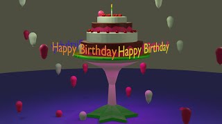 Birthday animation Video, Happy Birthday wishes, greetings, e-card