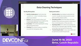 ഡാറ്റ വിശകലനത്തിനുള്ള EDA ടെക്നിക്കുകൾ - DevConf.CZ 2023